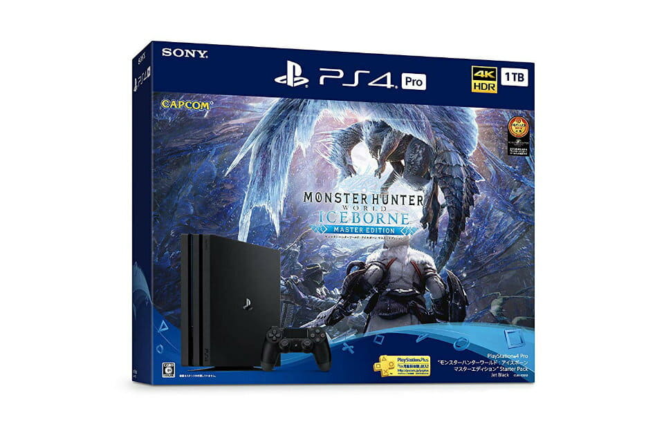 New Ps4 Pro 1tb Monster Hunter World Ice Vaughn Master Edition Starter Pack Cuhj Omura Shop Be Forward Store