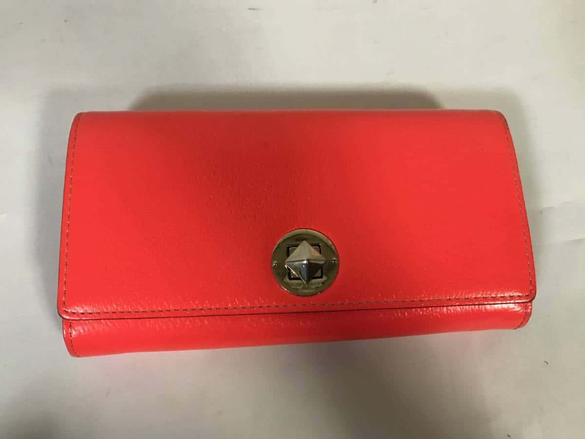 orange kate spade wallet