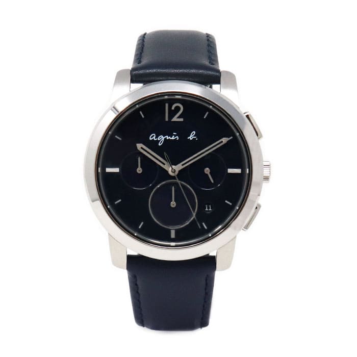 Agnes b mens watch - Agnes b. Chronograph Blue Dial Watch