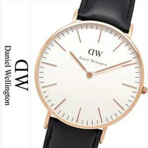 Wellington Watch Sheffield Rose CLASSIC 36mm off-white leather - BE FORWARD