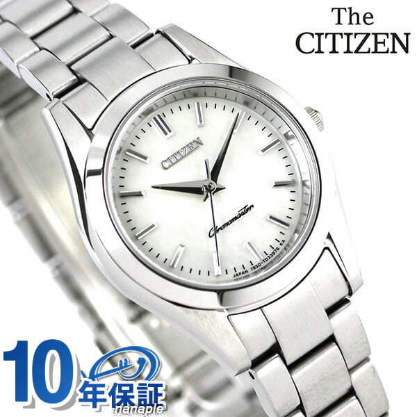 [New]Citizen Quartz Ladies Watch White Shell eb400069w BE FORWARD Store