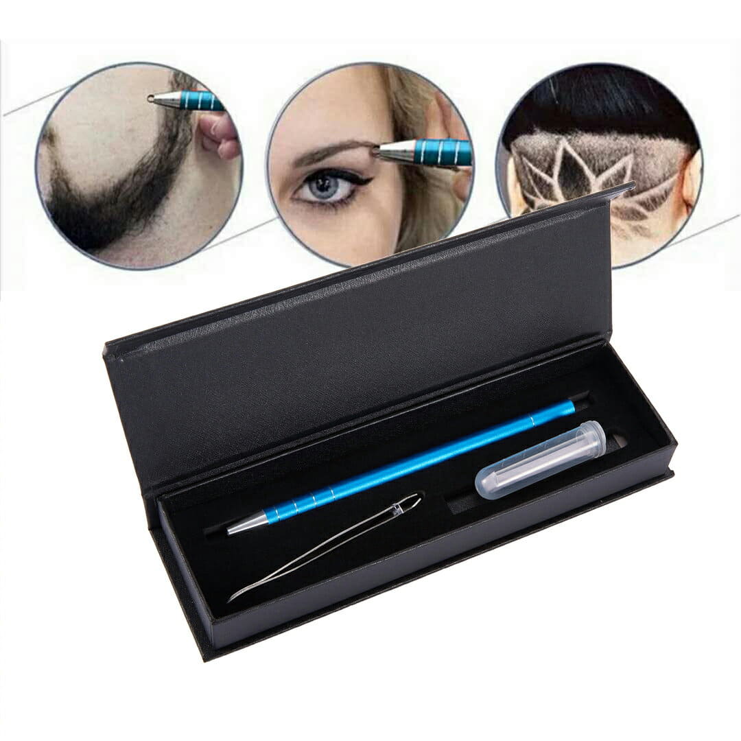 [New]Hair Cutter Hairdressing line art pen type 12 points set engraving