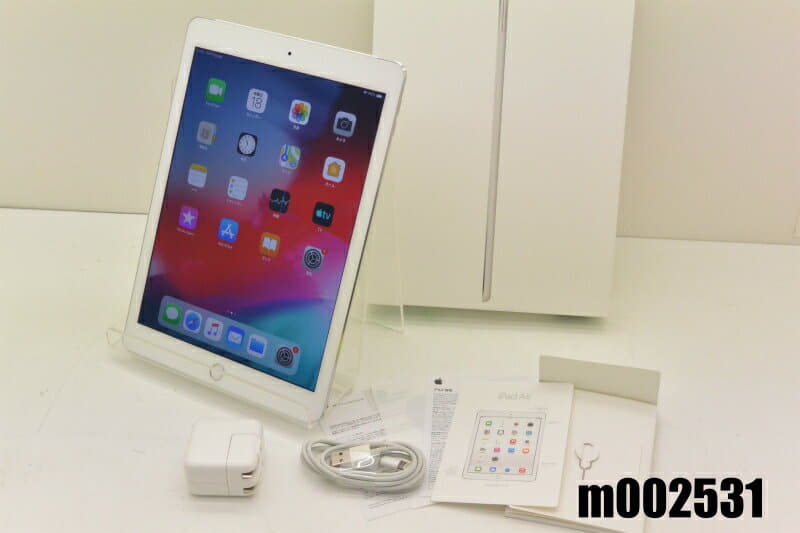 Used]Wi-Fi SoftBank Apple iPad Air2+Cellular 16GB iOS12.3.1 Silver 