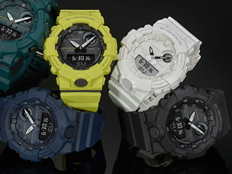 New]CASIO G-SHOCK Watch 5554/GBA/800 SERIES G-SQUAD Bluetooth & 174  functional Unisex GBA-800-1AJF - BE FORWARD Store