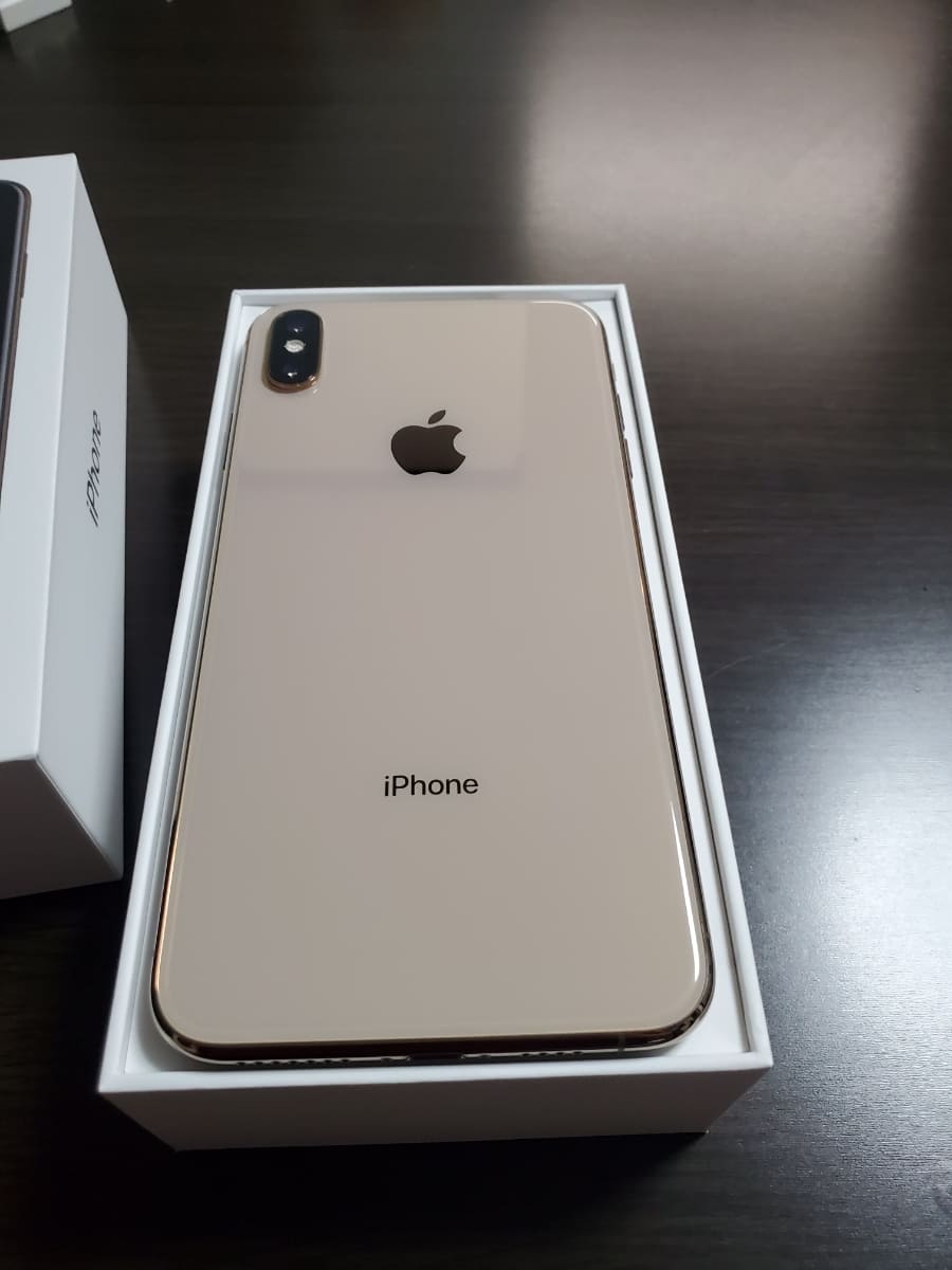 [Used]iphone xs MAX 256GB gold sim-free Japan apple store purchase Good  Condition