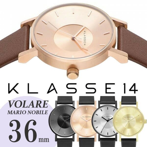 New]Move KLASSE14 class 14 kurasse watch VOLARE leather belt 36mm 