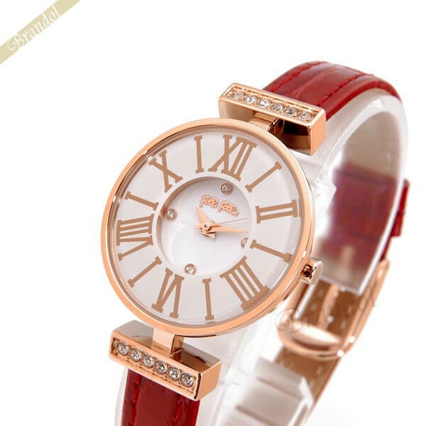 New]Folli Follie Ladies Watch Mini DYNASTY 26mm White/Red