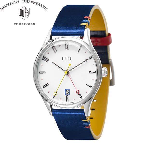 New]DUFA Weimar GMT Watch for Unisex DF-9006-0C - BE FORWARD Store