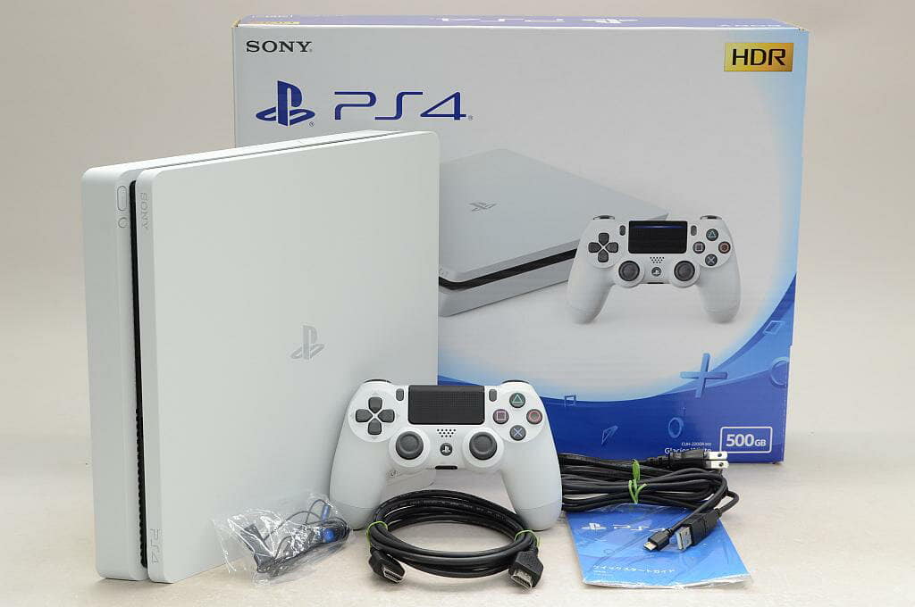 SONY PS4 グレイシャー・ホワイト 500GB (CUH-2100AB02) 本体