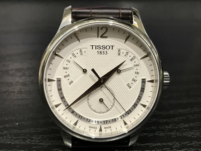 Used]Tissot Perpetual Tradition Men's Calender Watch T0636371603700 - BE  FORWARD Store