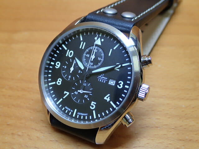 New Laco Men s Thoria Chronograph Quartz Watch 40mm Battery Type 861915 BE FORWARD Store