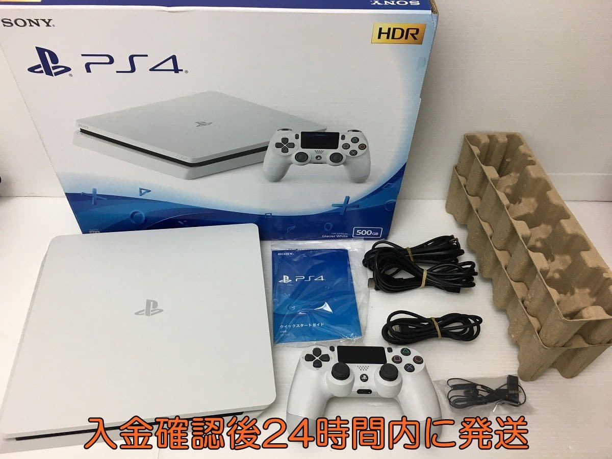 Used]Initialization operation 0 SONY PS4 CUH-2200A B02 500GB gray Shah  white 1A0702-2531ms/F4 - BE FORWARD Store