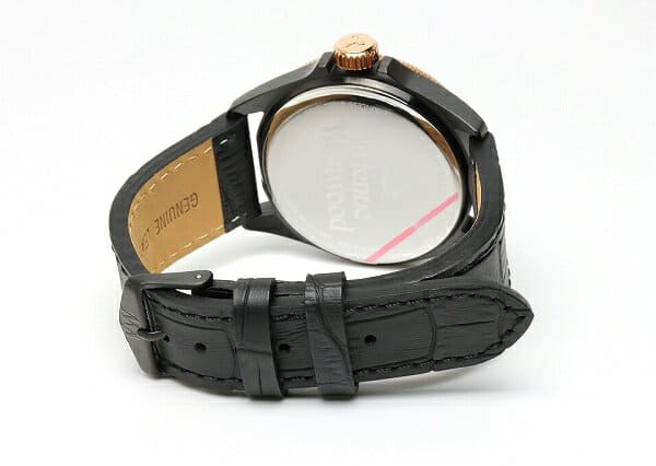 New]Vivienne Westwood Vivienne Westwood Black leather watch mens