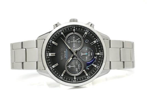 [New][SEIKO WIRED] watch wired solar Chronograph lindera board curve ...