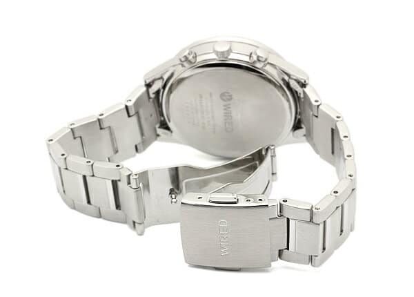 New][SEIKO WIRED] watch wired solar Chronograph white