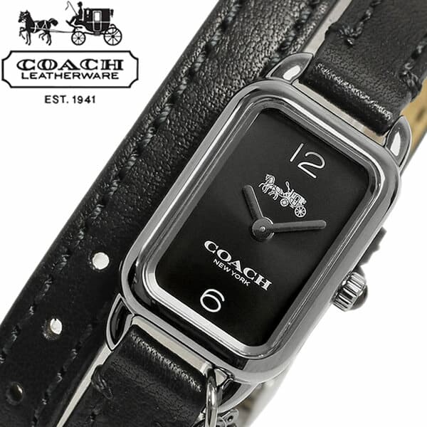 New]Two folds of COACH coach LUDLOW Ludlow roll double lap quartz