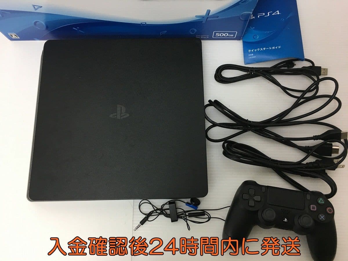 Used]Initialization operation 0 SONY PlayStation4 jet Black 500GB