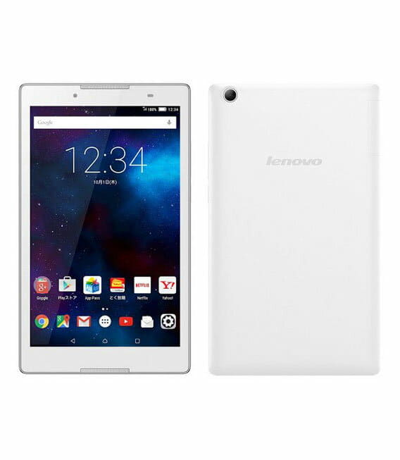Used]Wi-Fi SoftBank Lenovo TAB2 501LV white [B rank] IMEI 