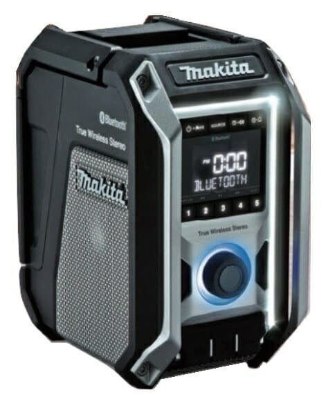 New]Makita Rechargeable Radio Black Bluetooth Equalizer Function/10 USB  Devices/AC100V 10.8V 14.4V 18V MR113B - BE FORWARD Store