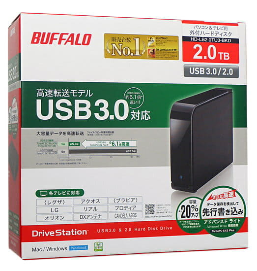 BUFFALO DriveStation HD-LB2.0TU3/N 【公式通販】