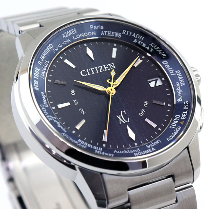 New]CITIZEN cross sea solar radio time signal Eco Drive pair model