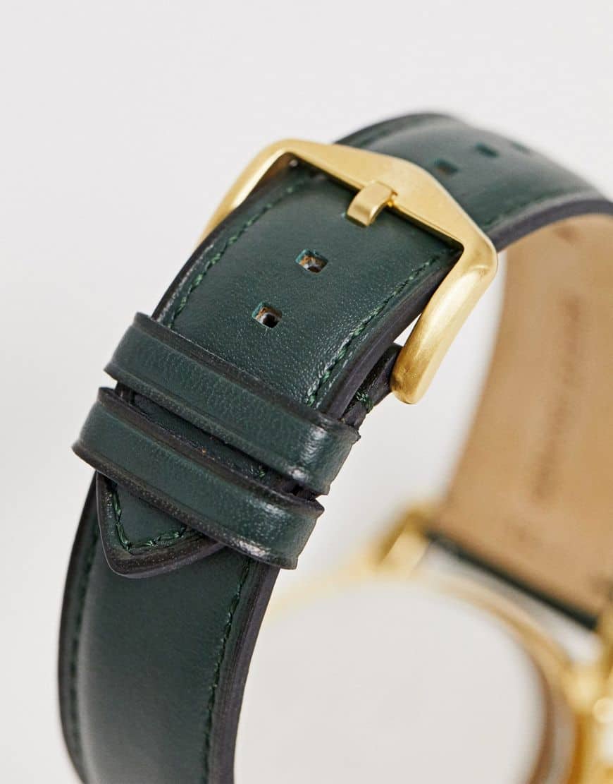 New]Fossil watch mens Fossil FS5599 Townsman leather watch 44mm eisosu ASOS  U.K. credit card OK green green - BE FORWARD Store