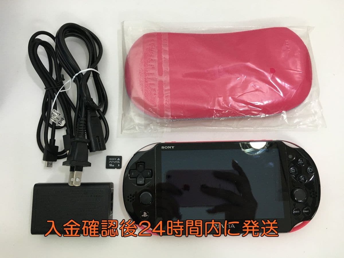 [Used]PlayStation Vita Pink/Black PCH-10015