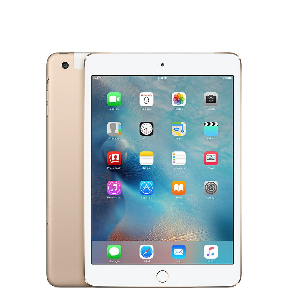 Used Apple Ipad Mini4 16gb Softbank Wi Fi Cellular Gold 3a338j A Be Forward Store