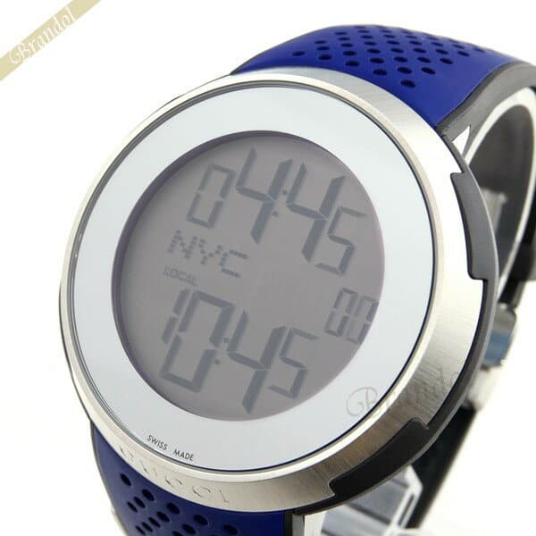 New]GUCCI Men's Sports Digital Watch XXL 49mm blue YA114105 BE