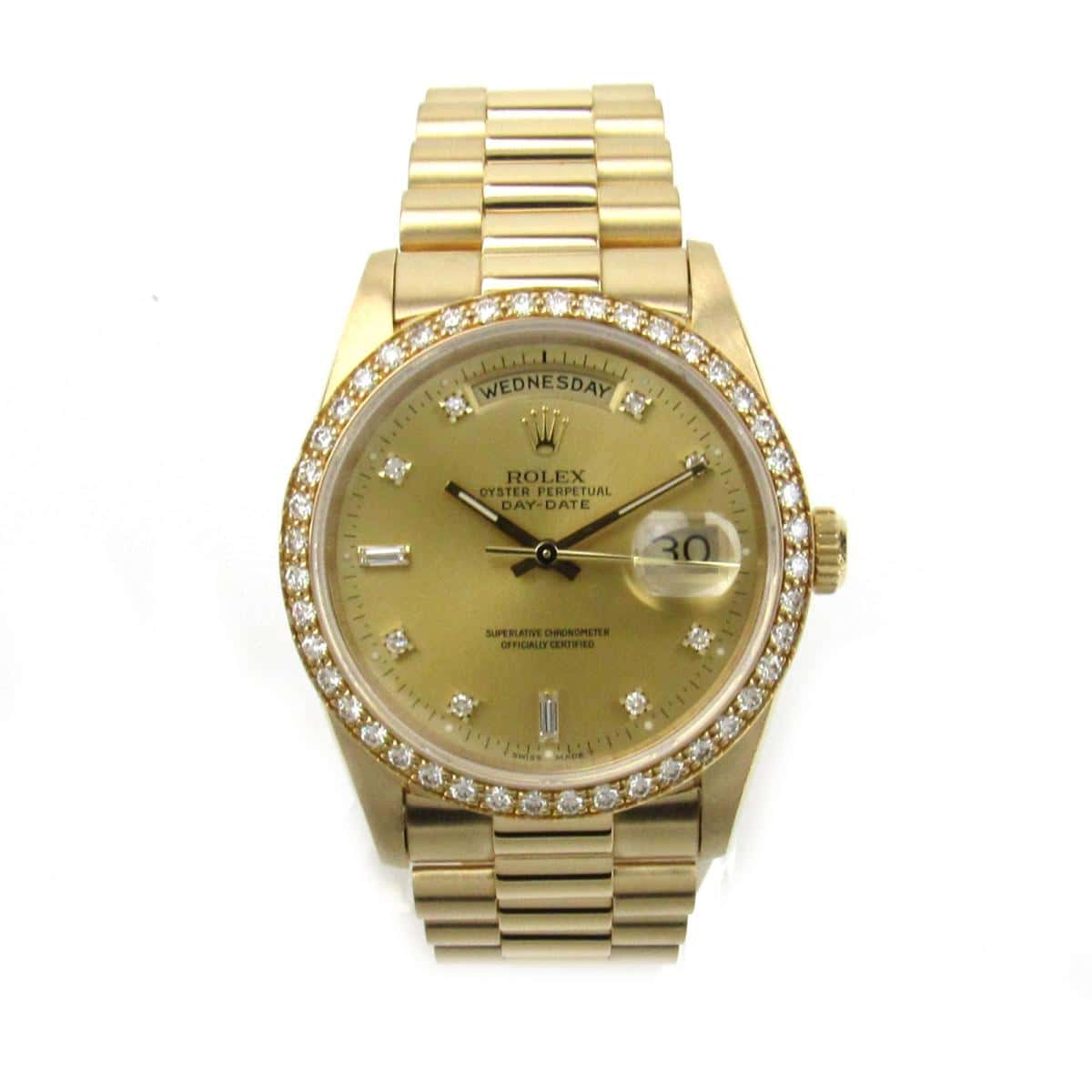 New]ROLEX D date bezel diamond | ROLEX BRANDOFF off mens clock watch watch  clock - BE FORWARD Store