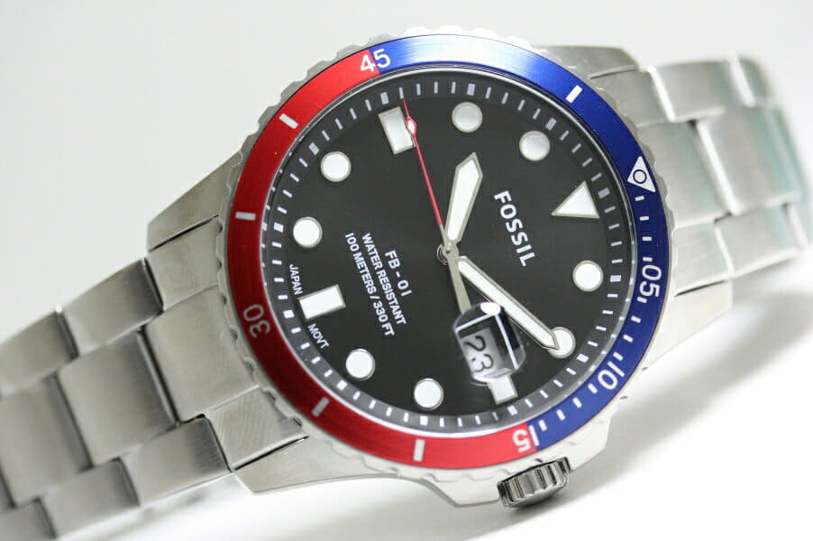 New]FOSSIL FB-01 Pepsi bezel diver 