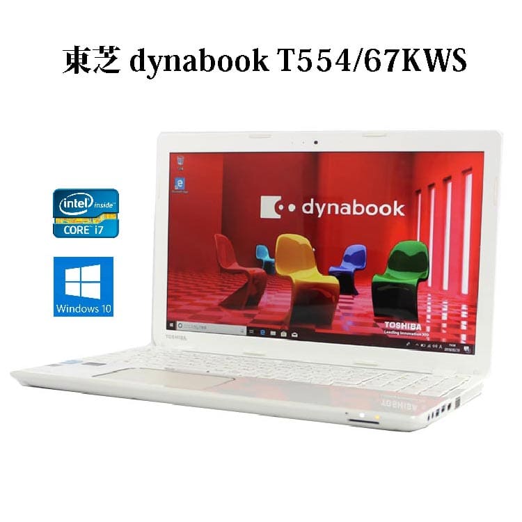 Used]TOSHIBA TOSHIBA dynabook T554/67KWS PT55467KBXWS3 Core i7/4GB 