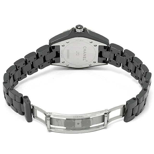 New]Chanel J12 black ceramic 8P diamond bezel diamond H3108 Ladies  (0FHMCHAN0103) - BE FORWARD Store
