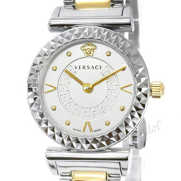 [New]Versace VERSACE Ladies Watch Mini vanity 27mm Silver/Gold