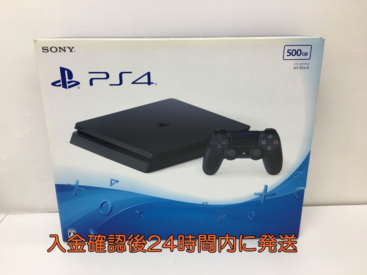 Used]SONY PlayStation4 PS4 jet Black 500GB CUH-2000A B01 operation