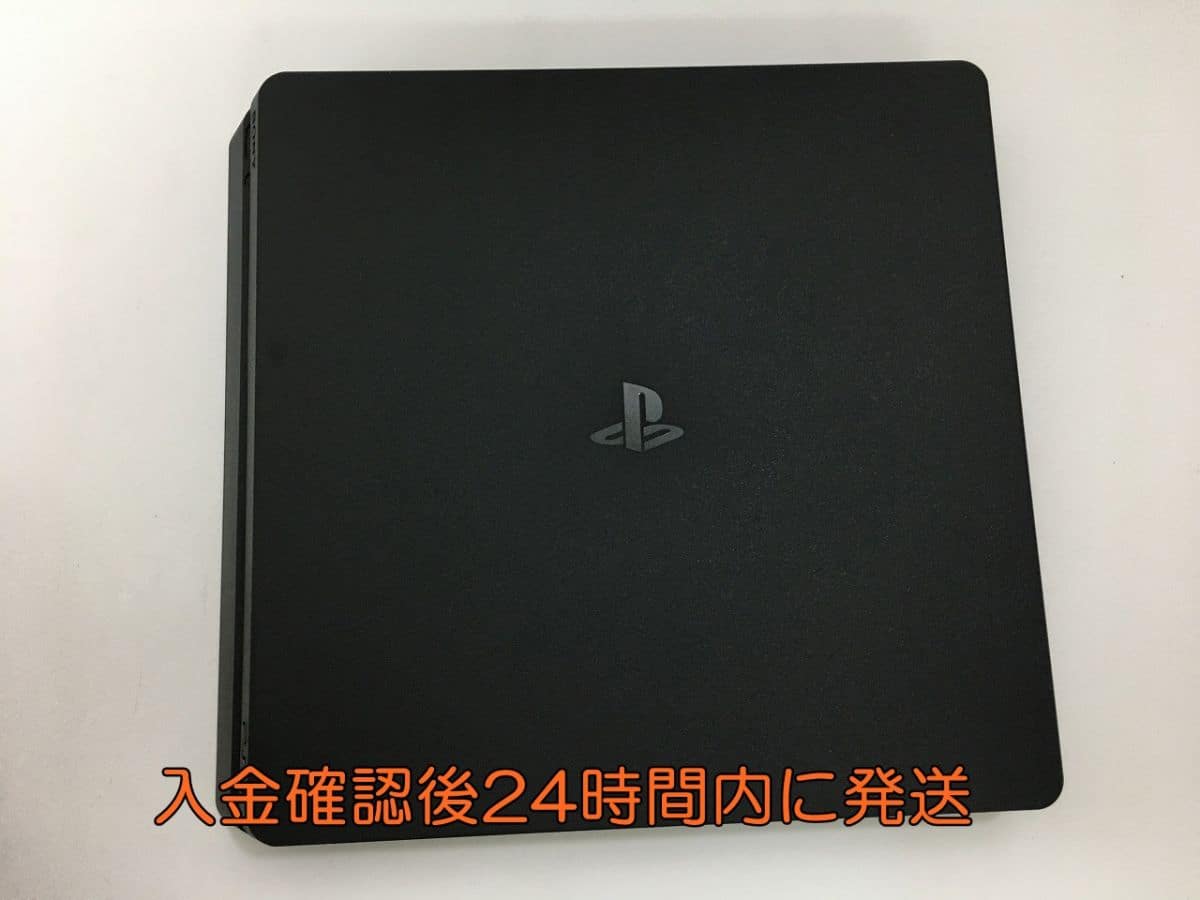 Used]PS4 CUH-2100A 500GB jet Black operation check