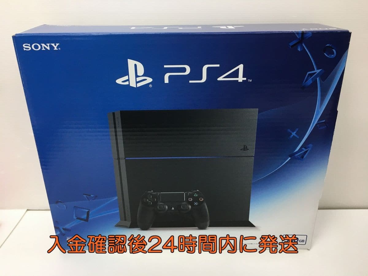 Used]PS4 CUH-1200A 500GB jet Black operation check initialization 