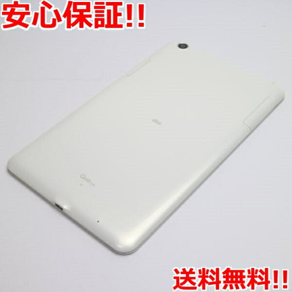 Used]Super Wi-Fi Qua tab 01 KYT31 white tablet KYOCERA au - BE