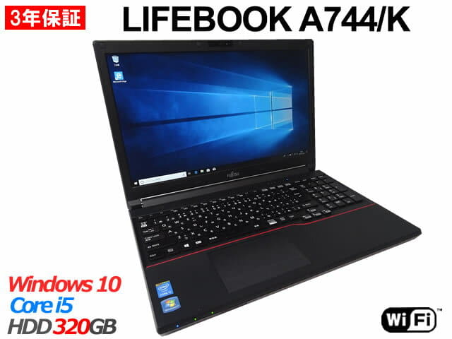 Windowsノート本体 FUJITSU LIFEBOOK A744/K win11 Used]FUJITSU LIFEBOOK A744/K FMVA0700L Note A4 Windows 10 Pro