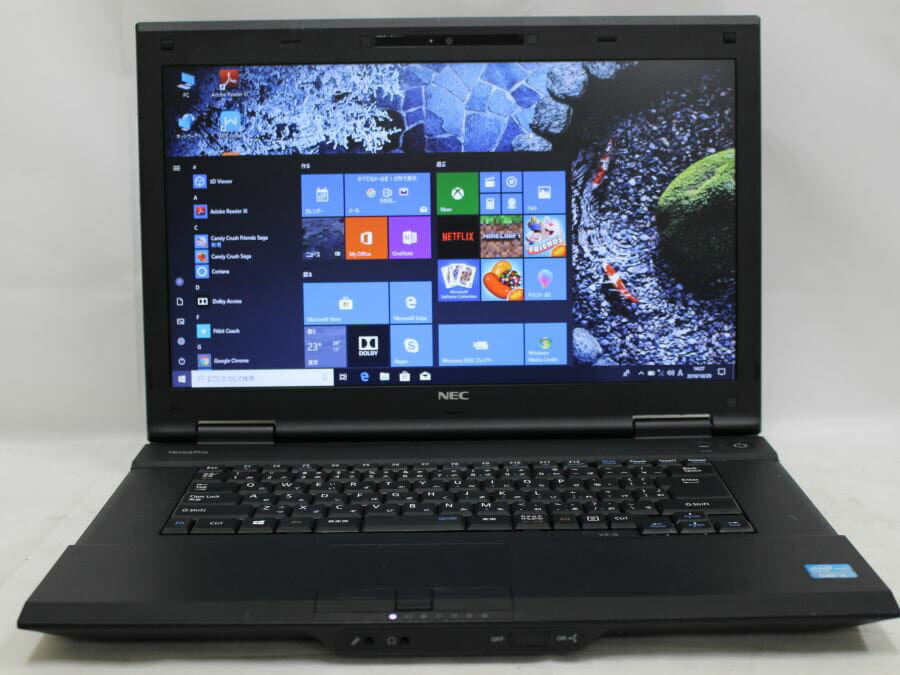 Used]reason existence 15 inches NEC VK26TX-J Win10 64pro fourth 