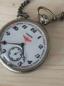 New]Watch Mecca Nico orologio meccanico ferrovia russo da tasca locomotiva  molnija 3602 - BE FORWARD Store