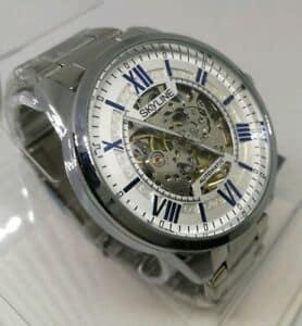 New]Watch Skyline skeleton orologio uomo automatico,skyline,vetro  zaffiro,bracciale acciaio, 42mm, skeleton - BE FORWARD Store