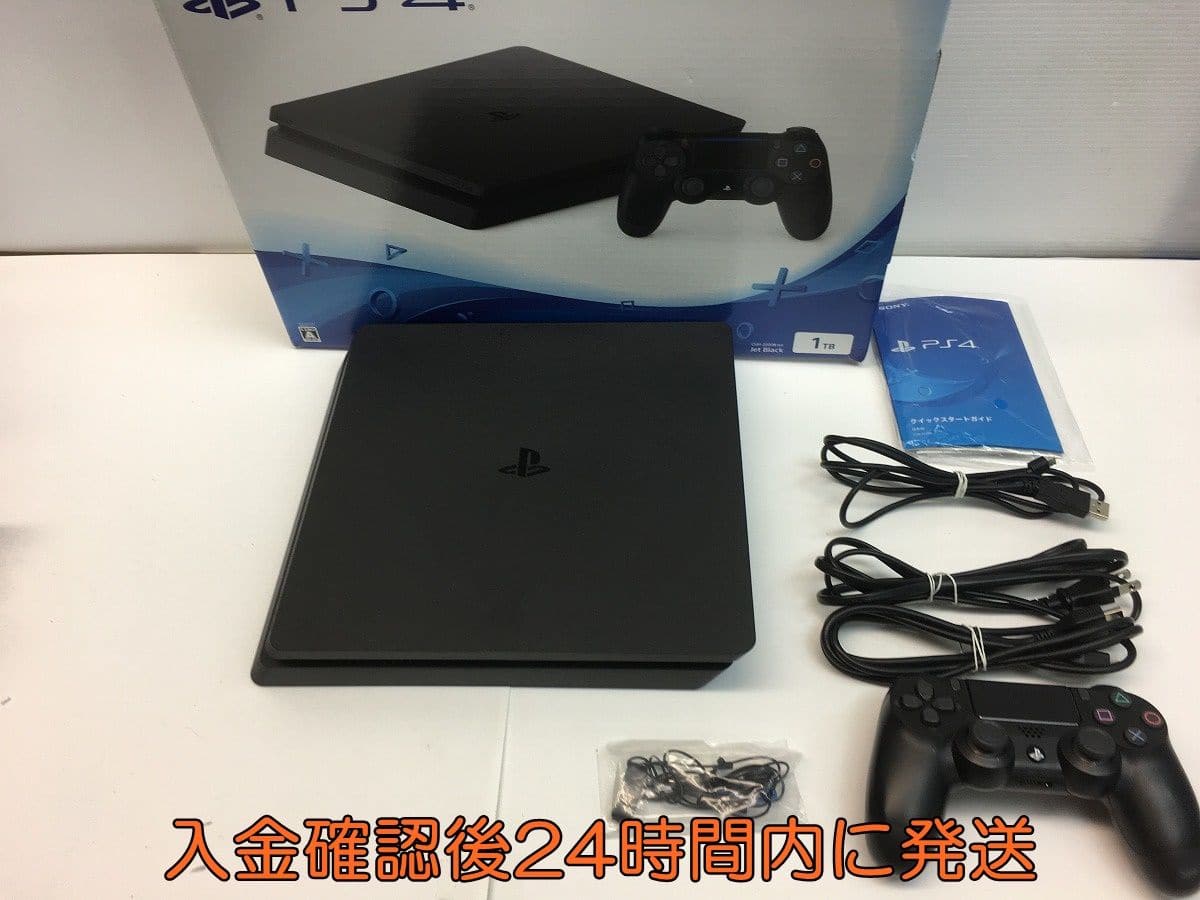 Used]Initialization operation 0 SONY PS4 CUH-2200B 1TB Black 