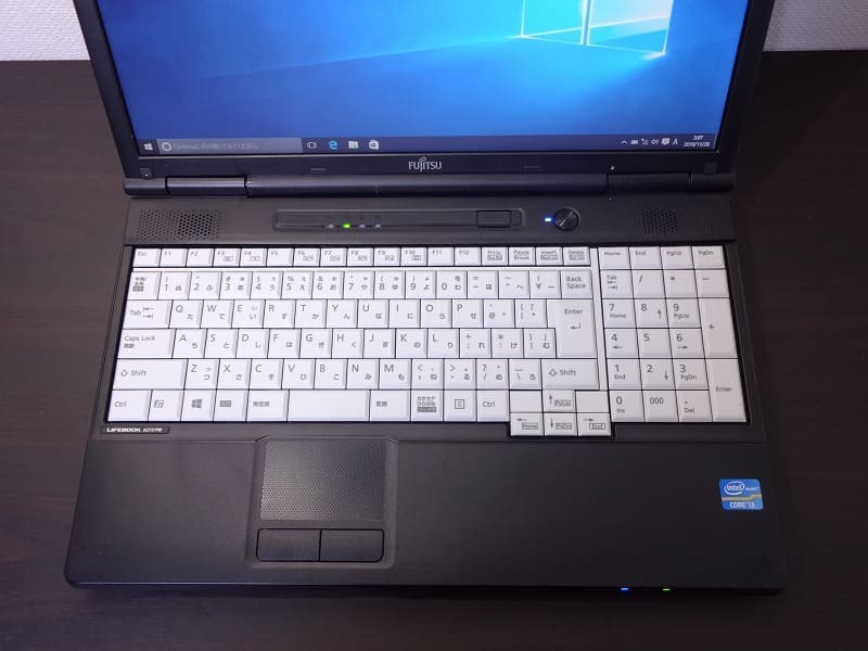 中古ノートパソコン Windows10+office2016 富士通 A572/FW i3-3110M/大
