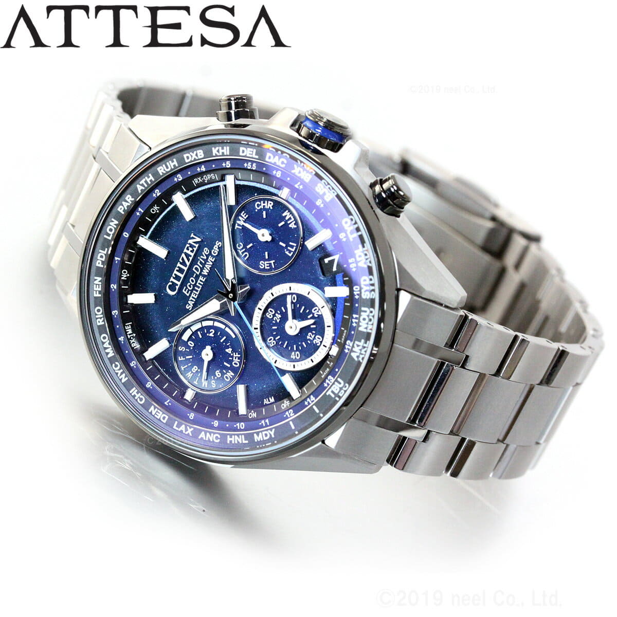 New]Citizen Attesa Eco-drive GPS Satellite Radio F950 Star Wars