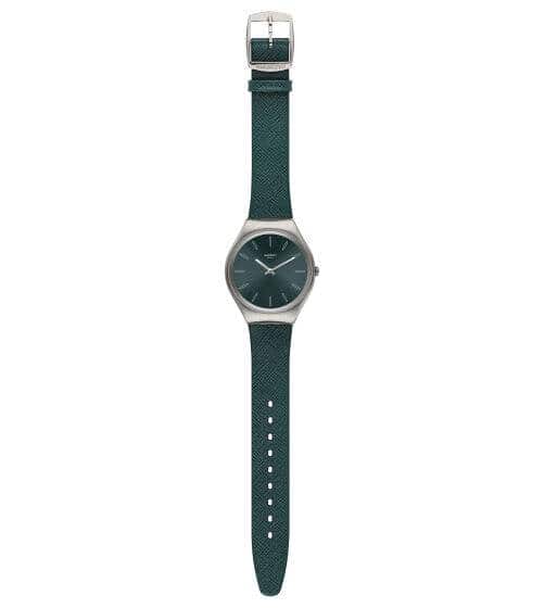 New]SWATCH Originals Watch SKIN PETROL Leather Belt Leather Case SYXS121 -  BE FORWARD Store