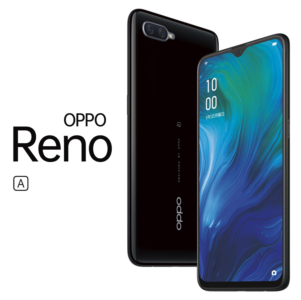 [New]CPH1983(RENO A BK) OPPO (oppo) Reno A (Black) - SIM-free smartphone  [6.4 inches of 　 memory 6GB 　 storage 64GB]
