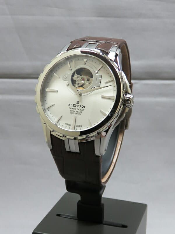 New EDOX GRAND OCEAN OPEN HEART AUTOMATIC Men s Watch 85008 3 AIN