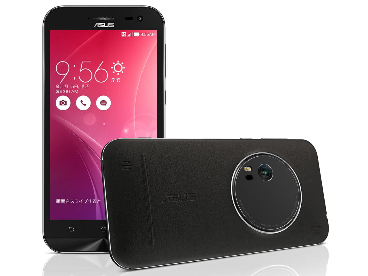 New]ASUS ZenFone Zoom ZX551ML-BK128S4 SIM-free [premium leather 