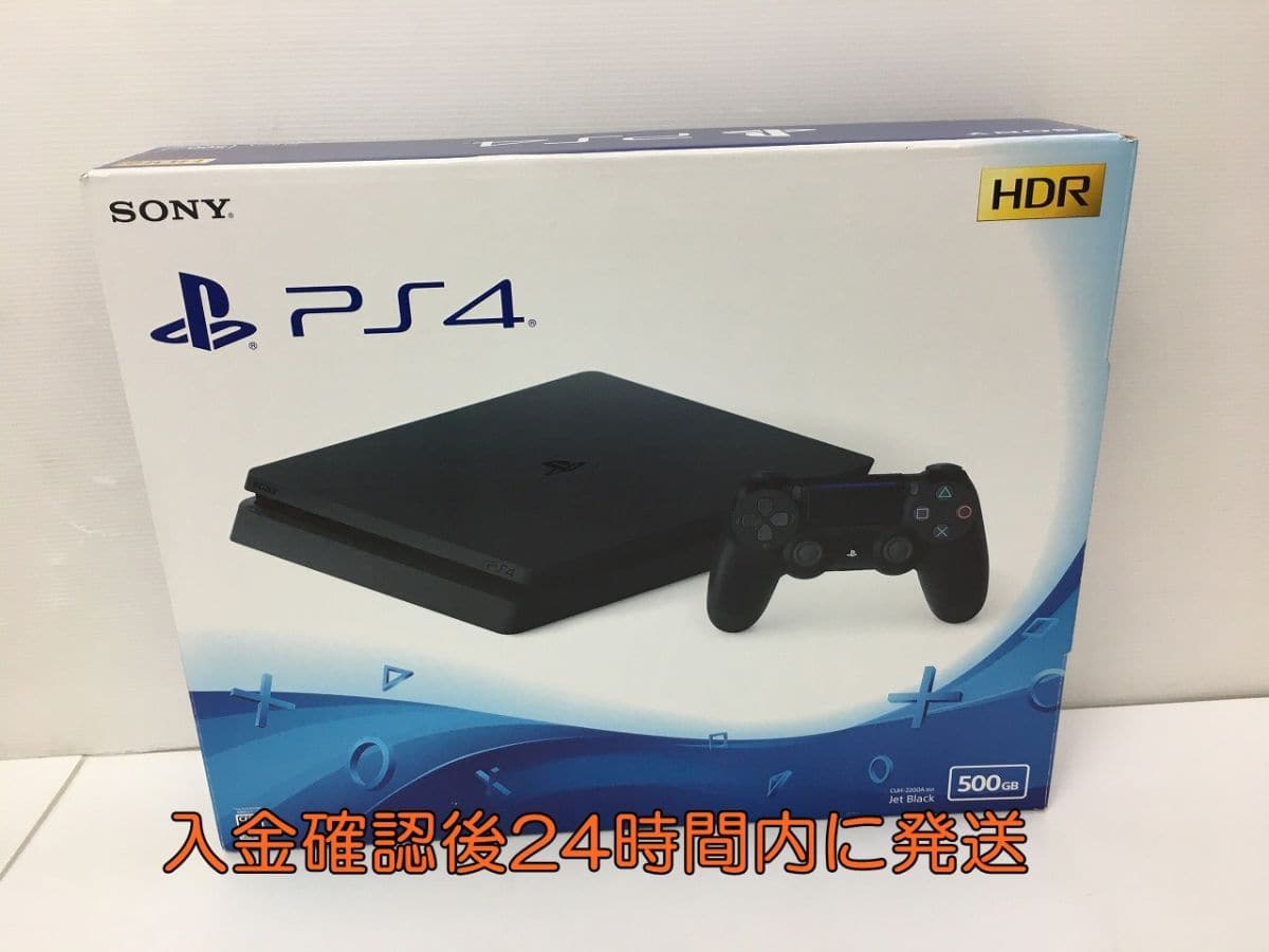 Used]PS4 CUH-2200A 500GB jet Black Ver.7.00 operation check 